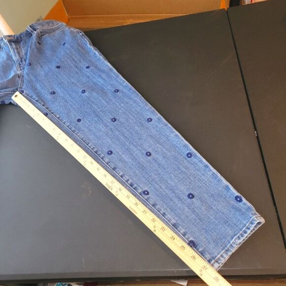 Talbots Ditsy Flower Everyday Relaxed Jeans 10 - Picture 11 of 12